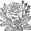 Blumen-Rosen-Malvorlage-Rose-Ausmalbild-Windows-Color-154.jpg