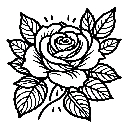 Blumen-Rosen-Malvorlage-Rose-Ausmalbild-Windows-Color-616.jpg