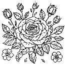Blumen-Rosen-Malvorlage-Rose-Ausmalbild-Windows-Color-841.jpg