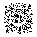 Blumen-Rosen-Malvorlage-Rose-Ausmalbild-Windows-Color-960.jpg