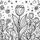 Blumen-Tulpe-Malvorlage-Tulpen-Ausmalbild-Windows-Color-273.jpg