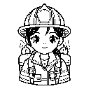 Feuerwehr-Feuerwehrfrau-Malvorlage-Ausmalbild-768.jpg