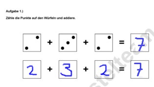 Rechnen lernen mit Bildern