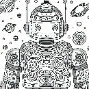 Roboter--Malvorlage-Ausmalbild-096.jpg
