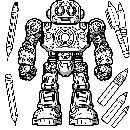 Roboter--Malvorlage-Ausmalbild-747.jpg
